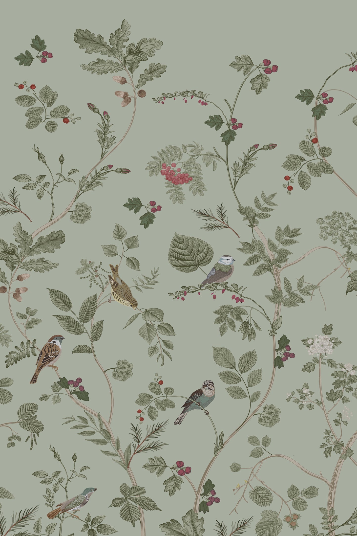 Whittney Botanical Wrapping Paper