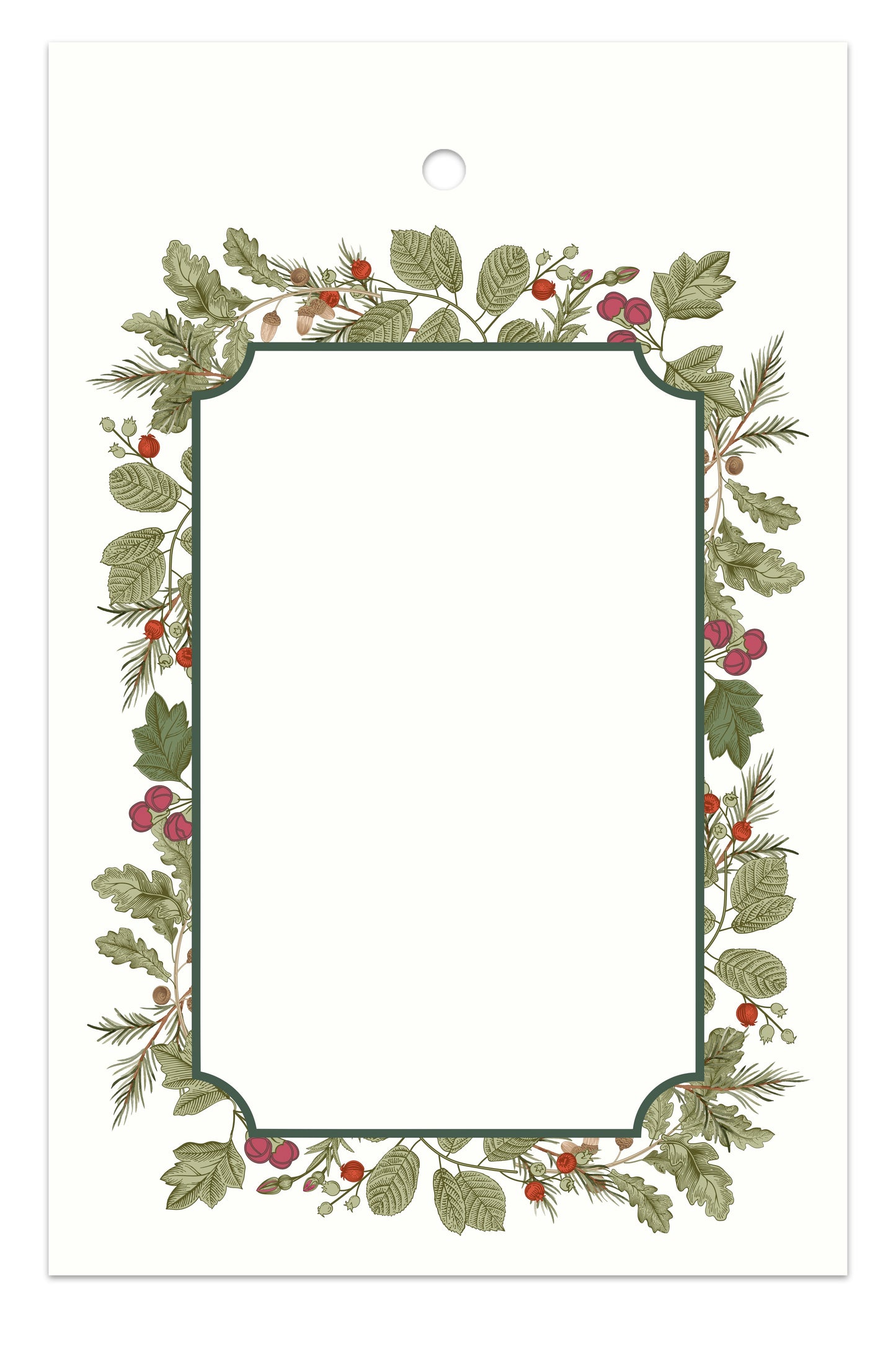 Botanical Border Tags