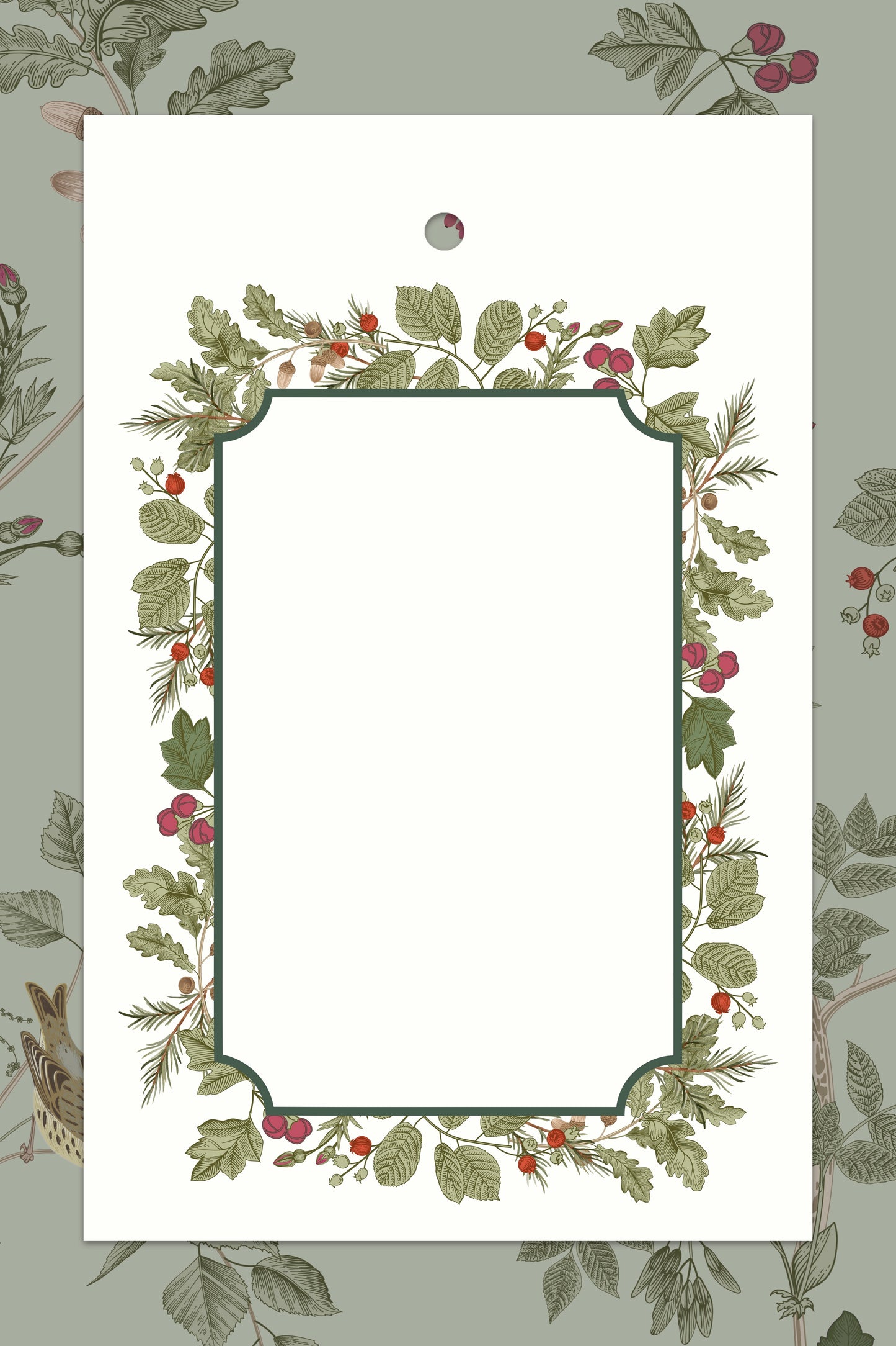 Botanical Border Tags