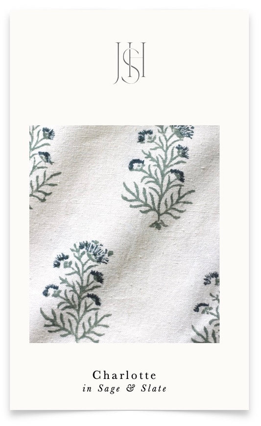 Charlotte in Blue Fabric by the Yard
