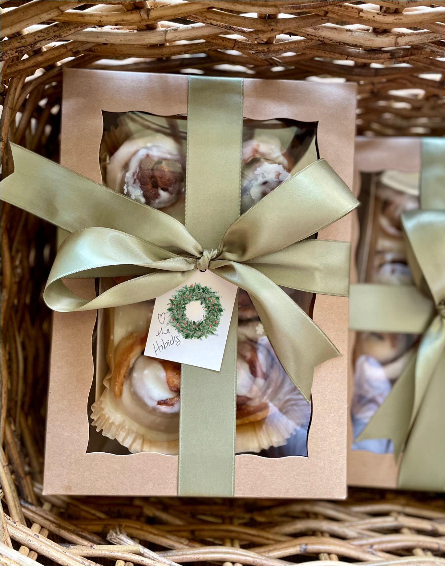 Wooden Baking Basket - Flat