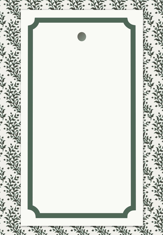 Green Border Tags