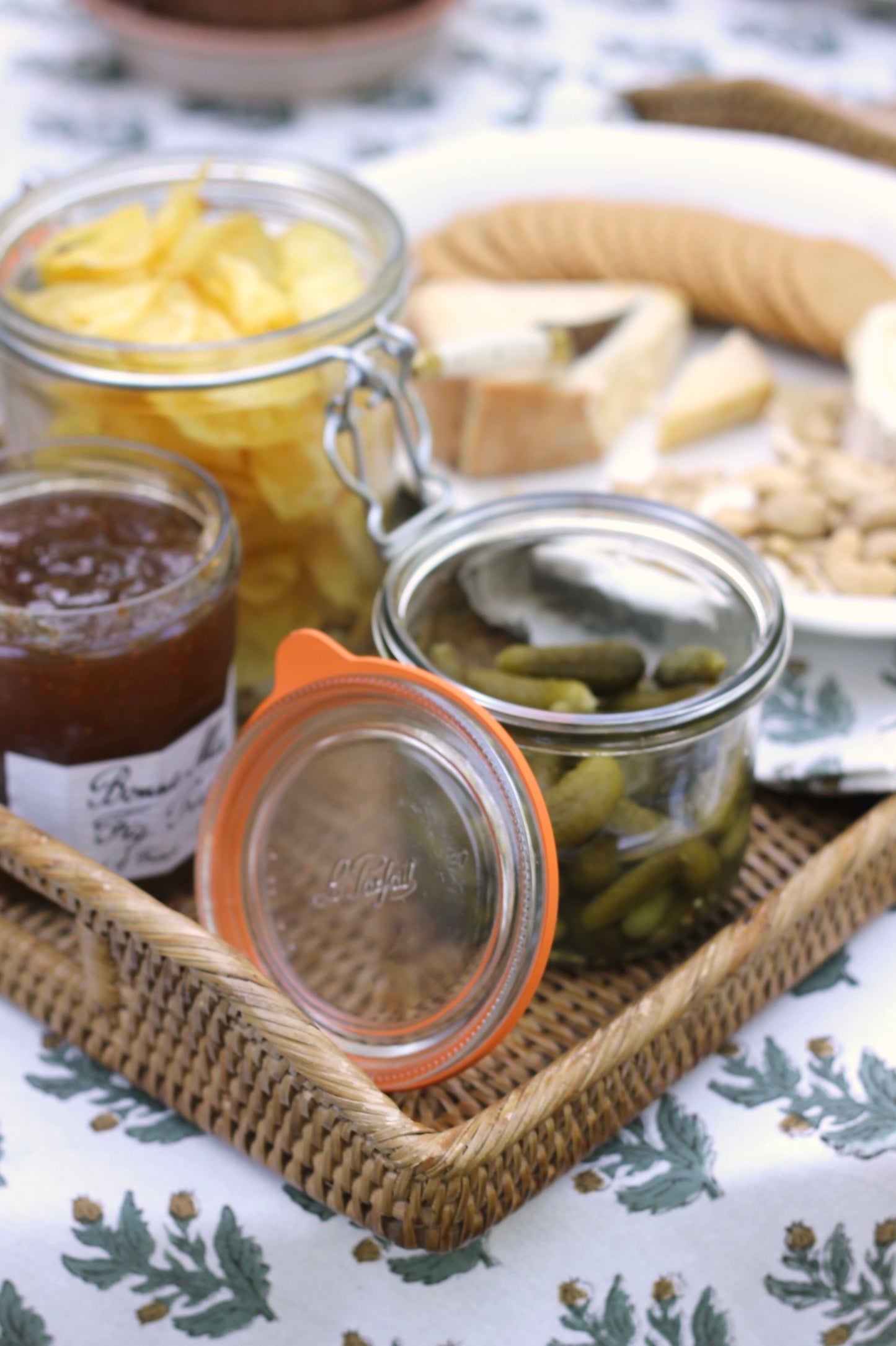 Rattan Rectangle Serving Tray