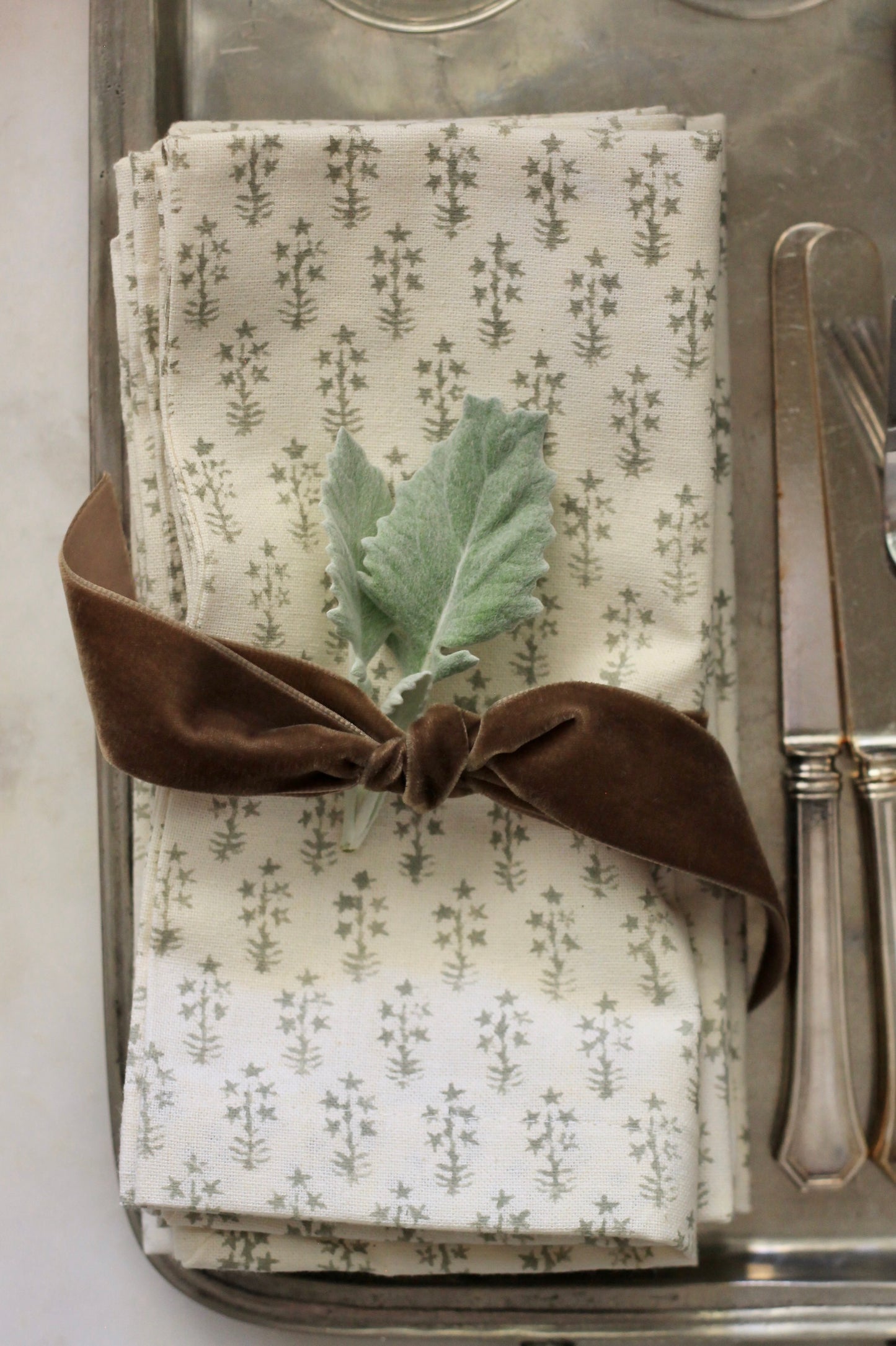 Emma in Willow Napkins & Runners