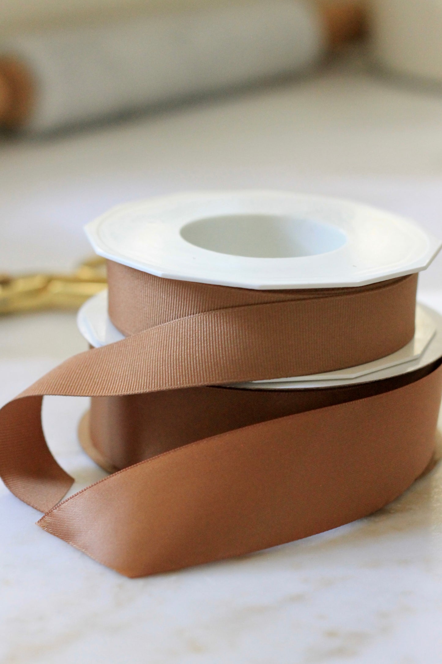 Antique Gold Ribbon | Satin & Grosgrain