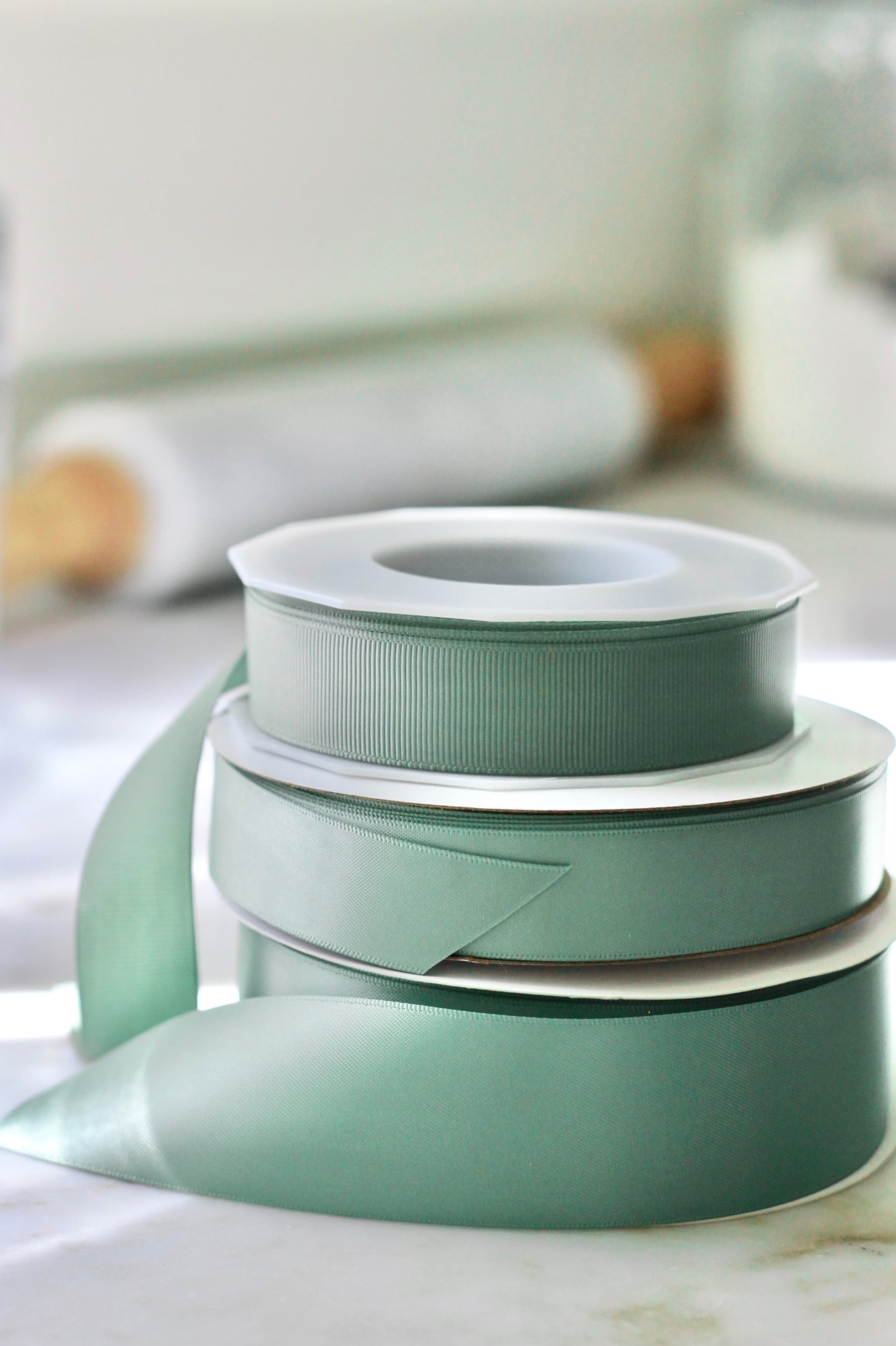 Sage Green Ribbon