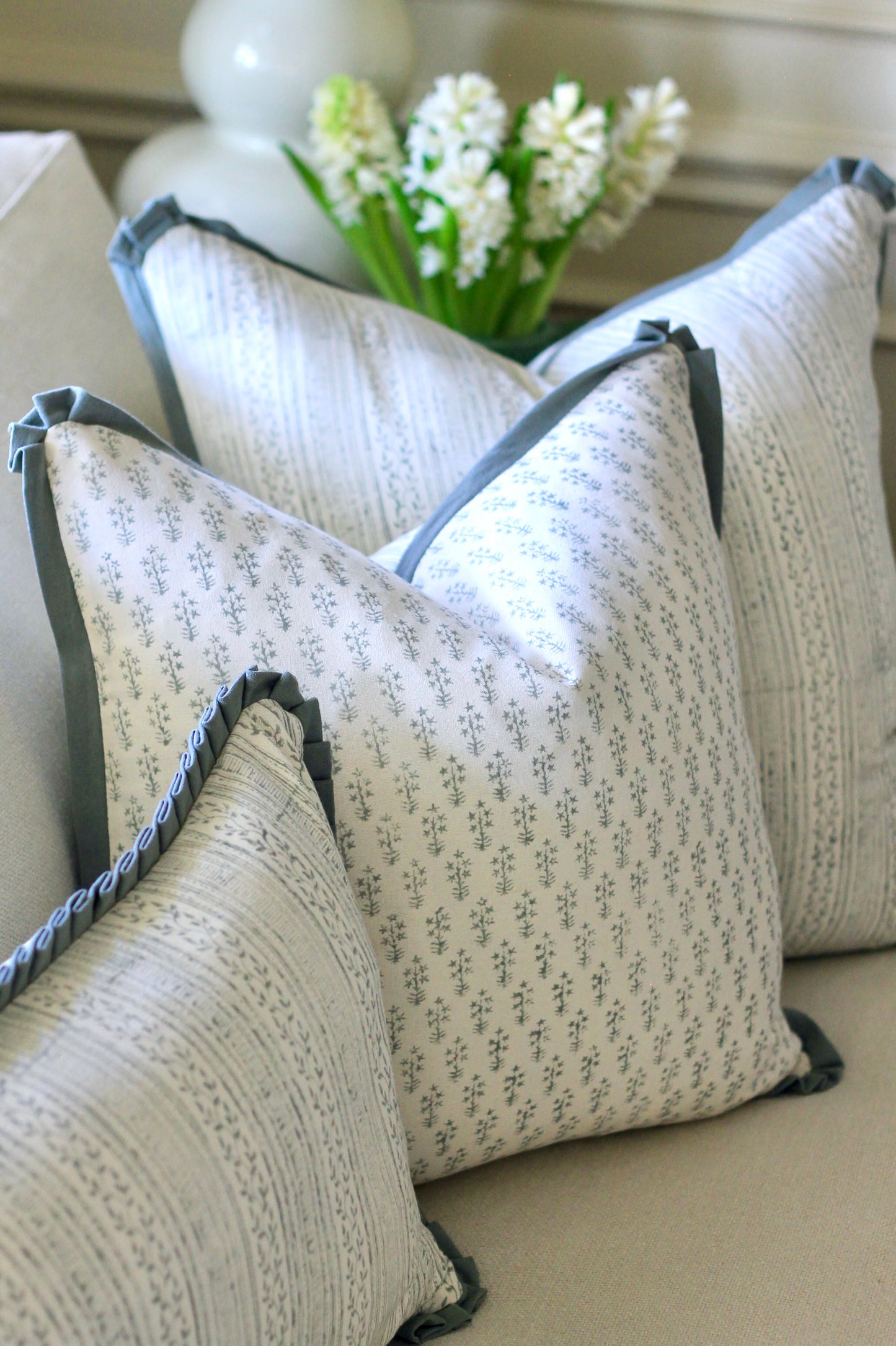 Emma in Slate Fabric by the Yard