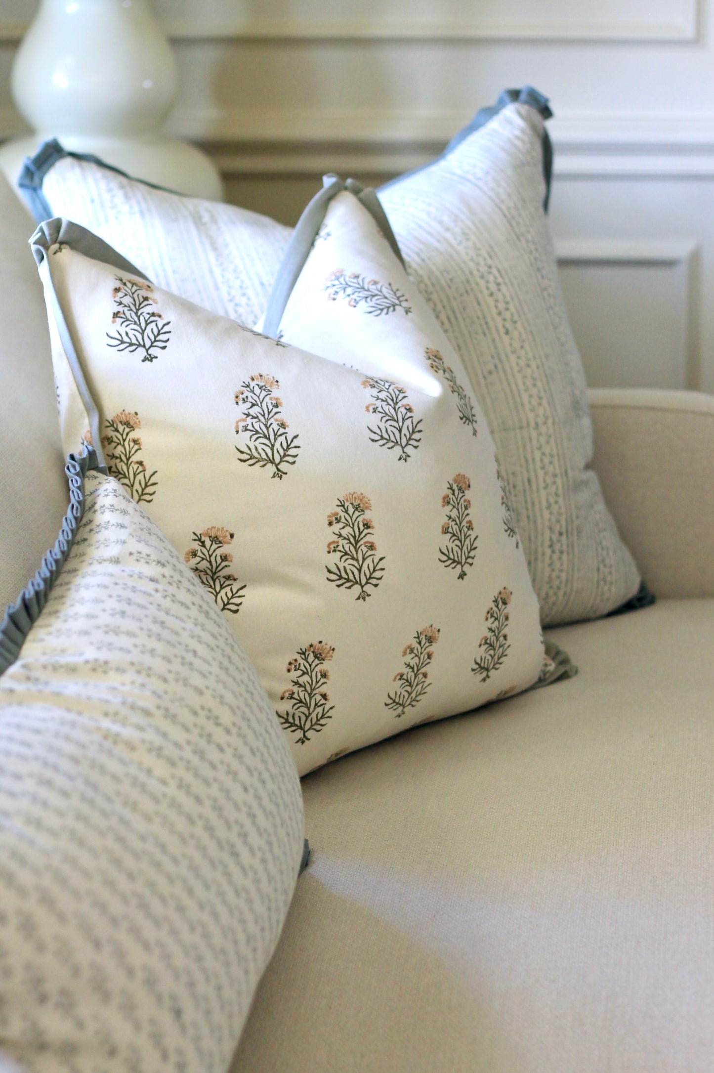 Claire in Blue Fabric by the Yard