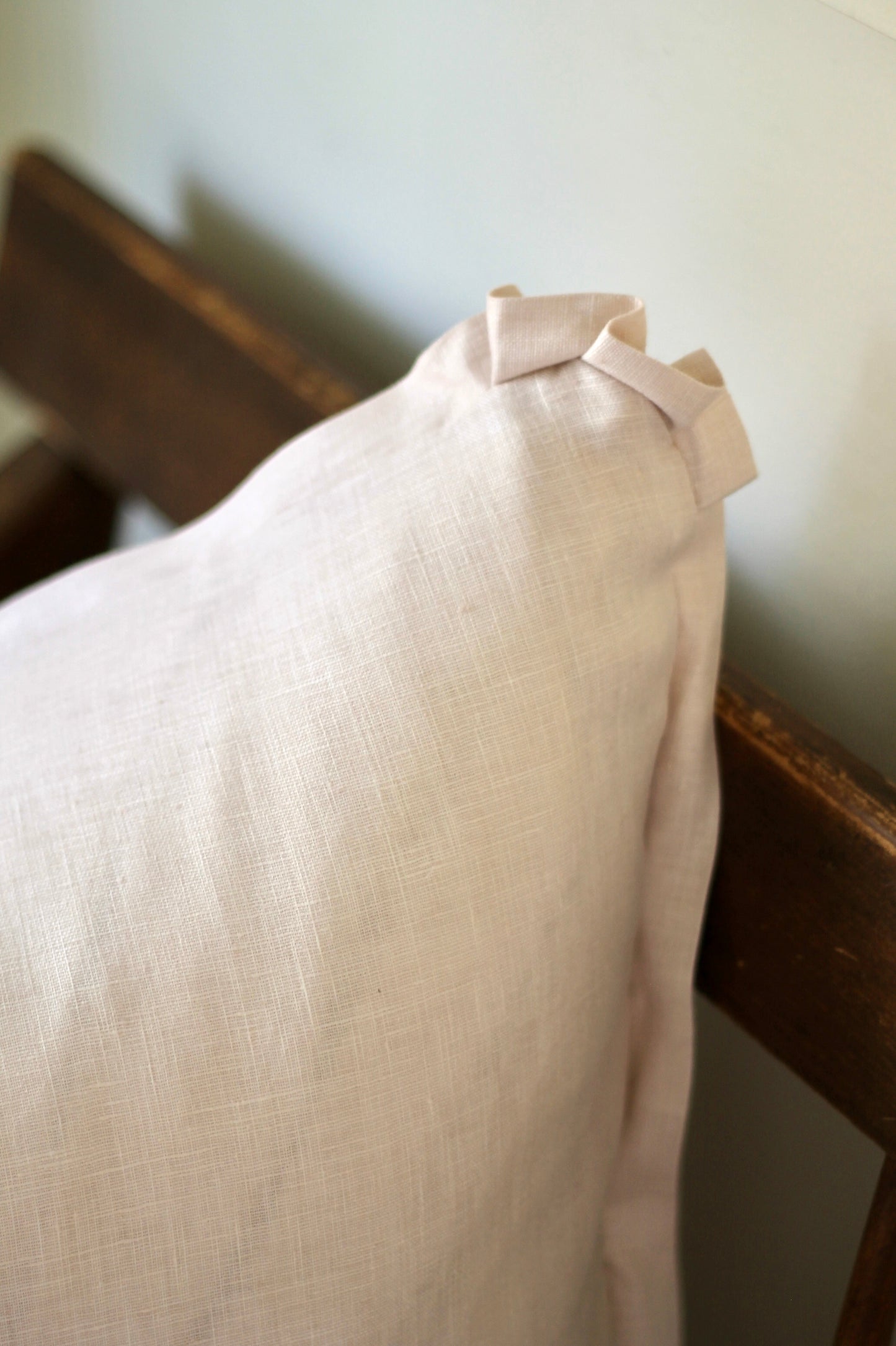 Pink Linen Pillow Covers