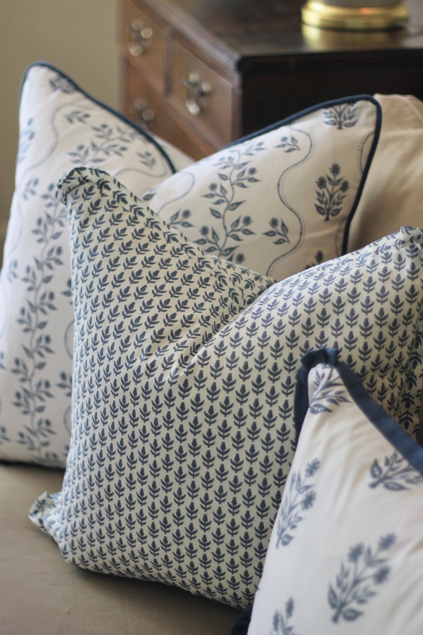 Lexington Pillow Cover in Wedgewood | 3 sizes