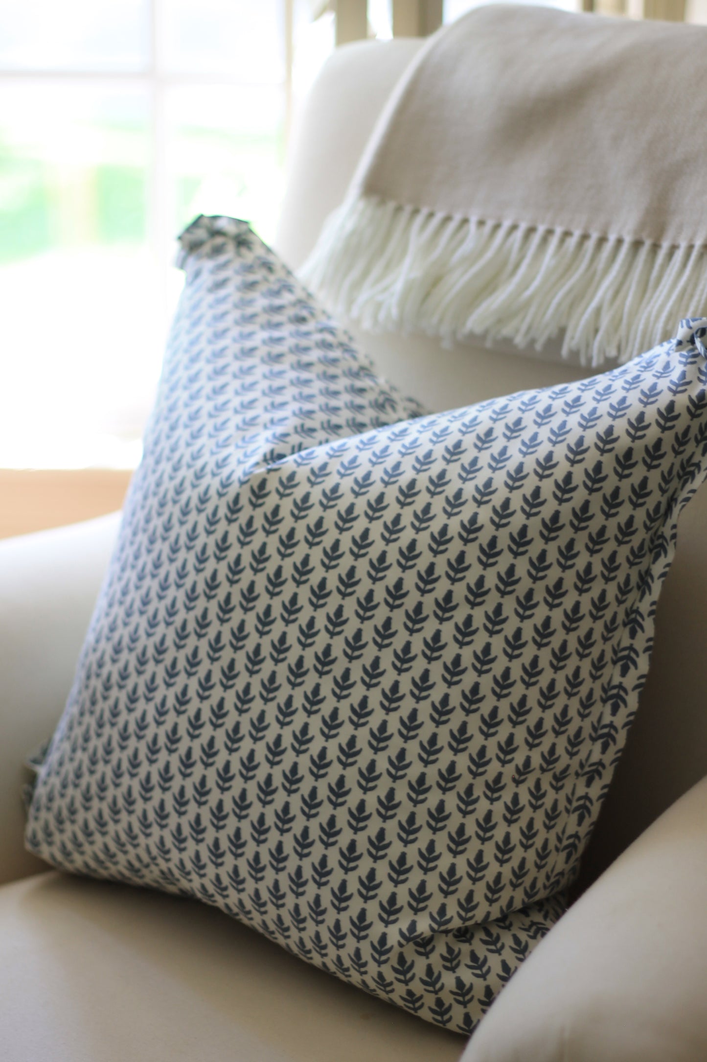 Lexington Pillow Cover in Wedgewood | 3 sizes