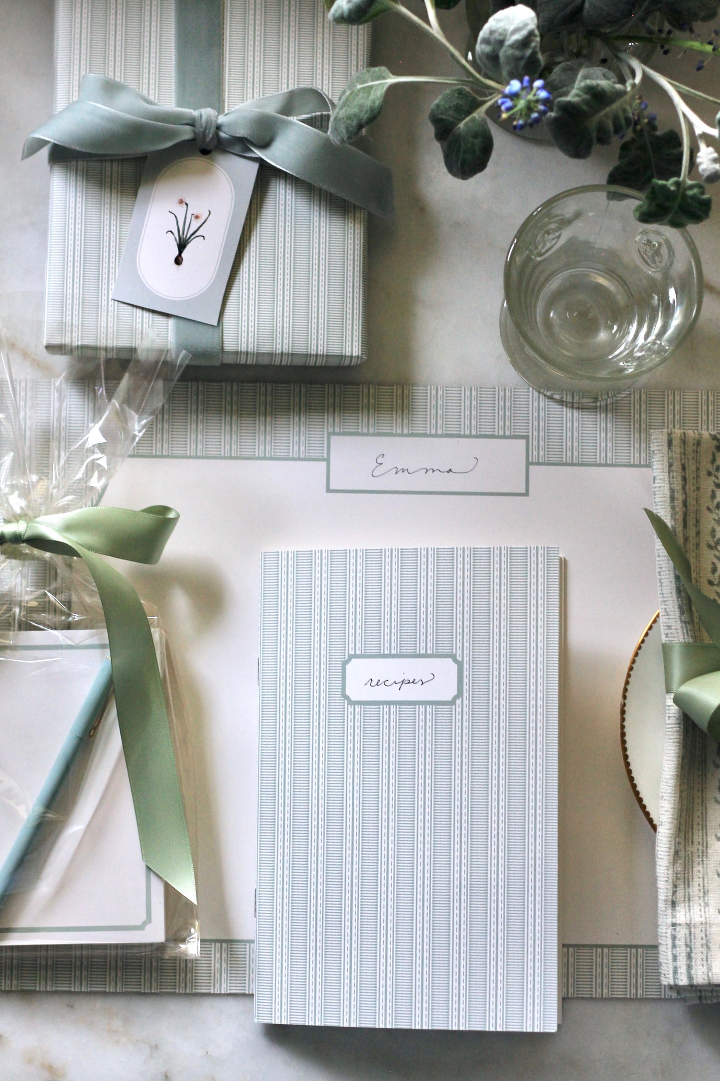 Striped Border Tablets