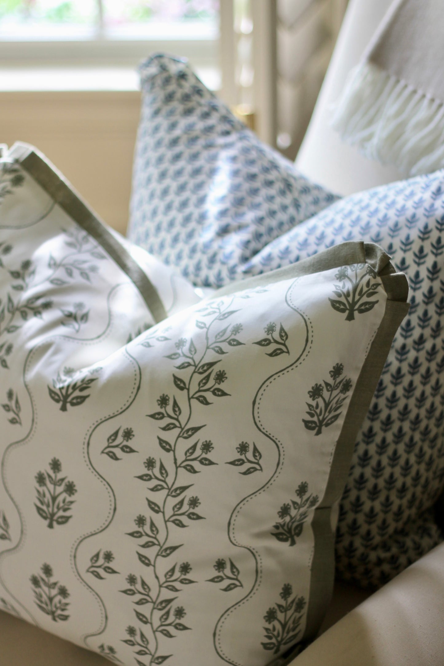 Lexington Pillow Cover in Wedgewood | 3 sizes