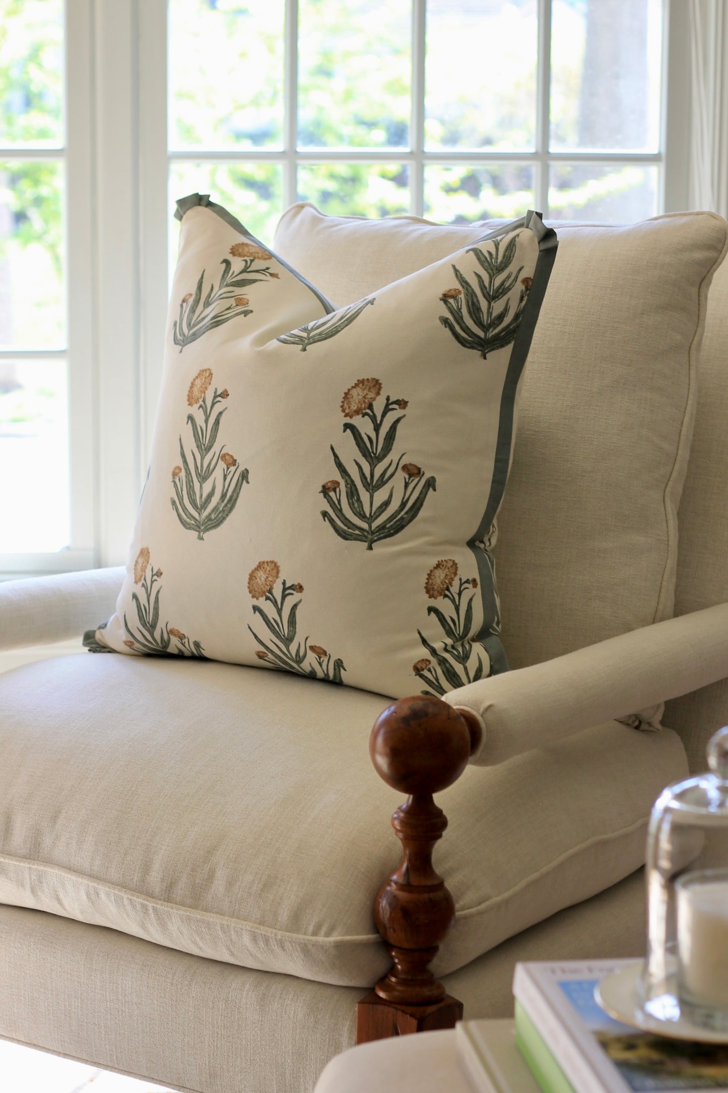 Amanda in Natural Pillow Covers
