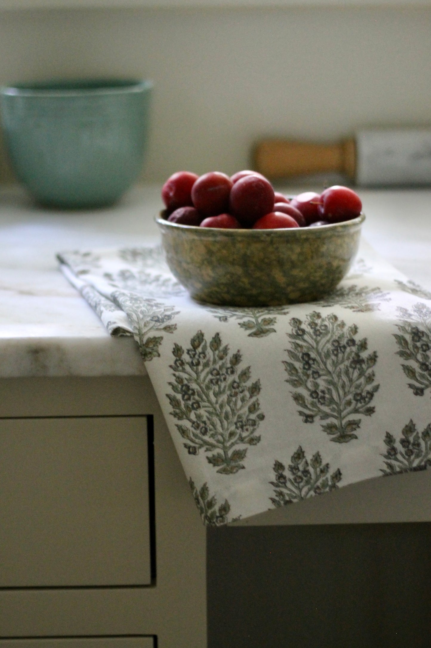 Hydrangea Slate Tea Towels