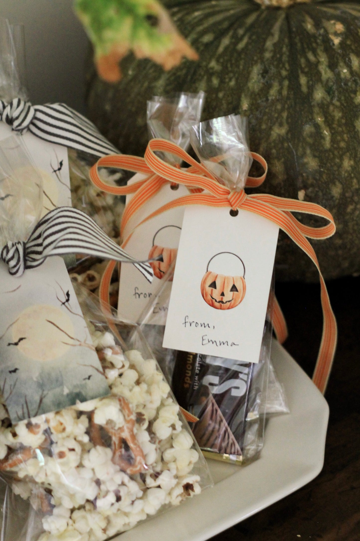 Jack-O-Bag Tags - Set of 10