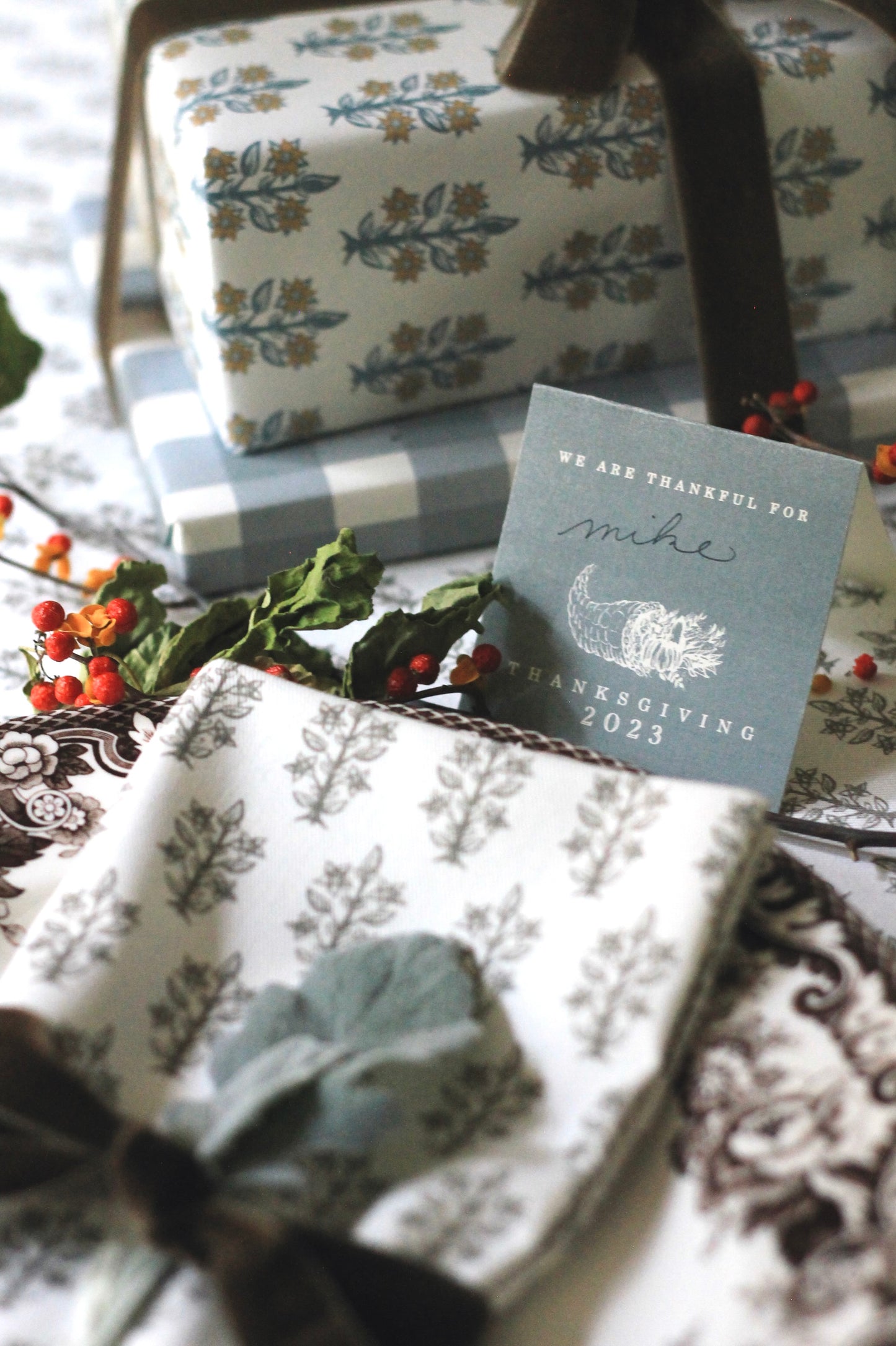 Thanksgiving Folded Cards