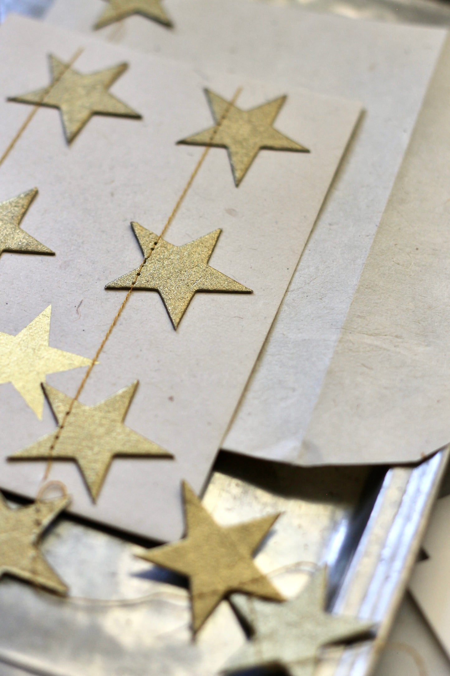 Handmade Star Garland + Gift Card