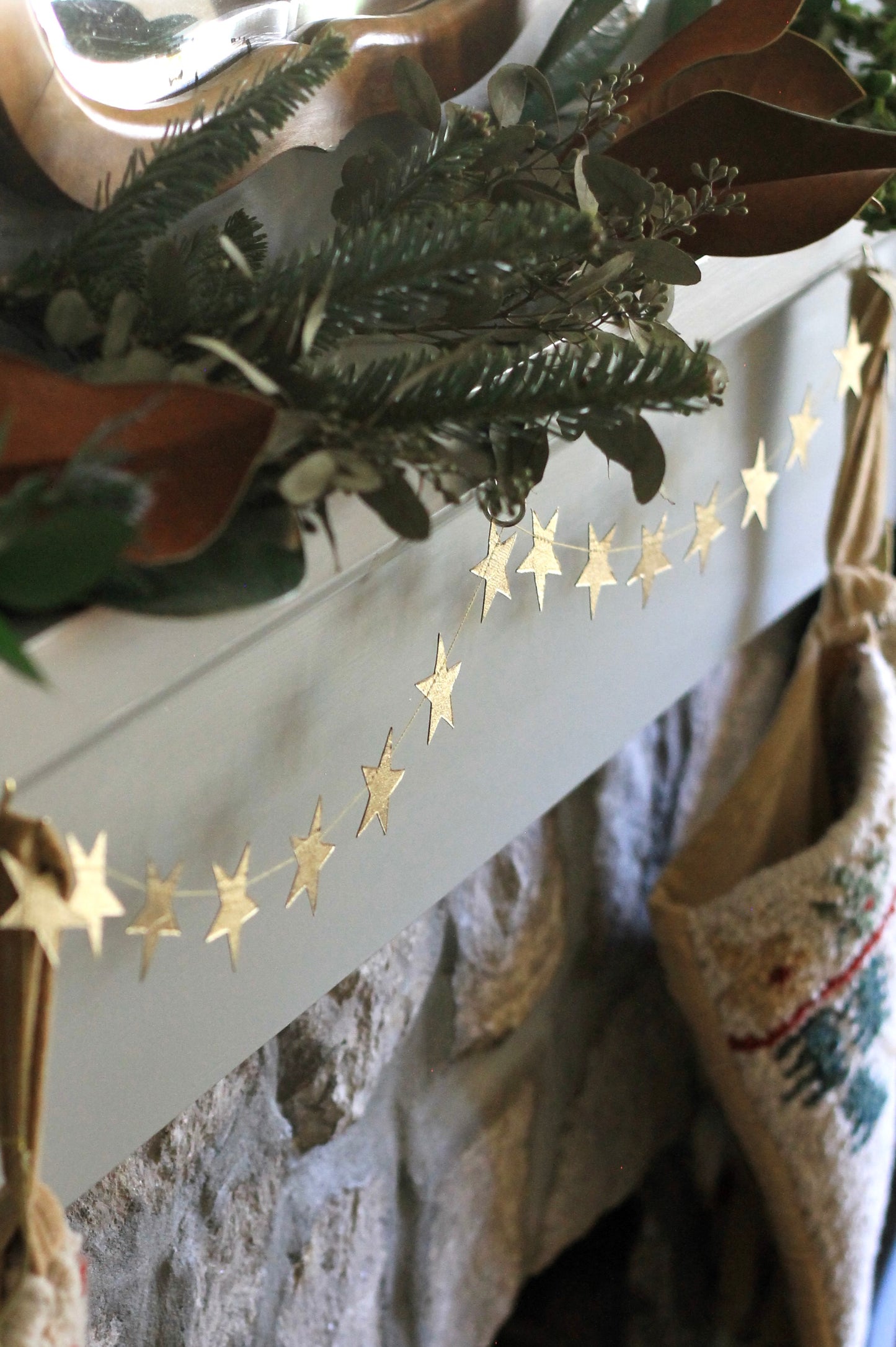 Handmade Star Garland + Gift Card