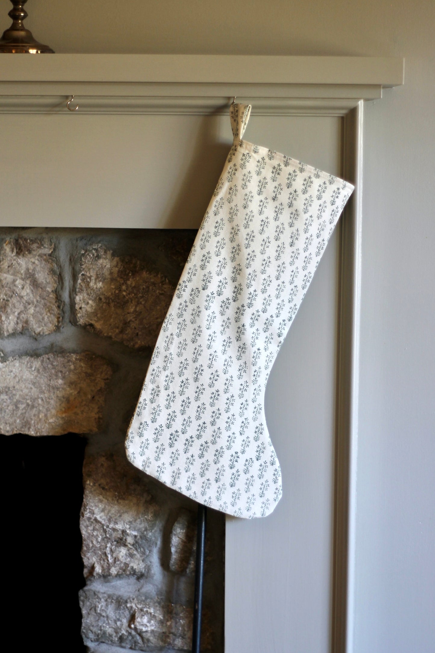 Emma in Deep Sage Christmas Stockings