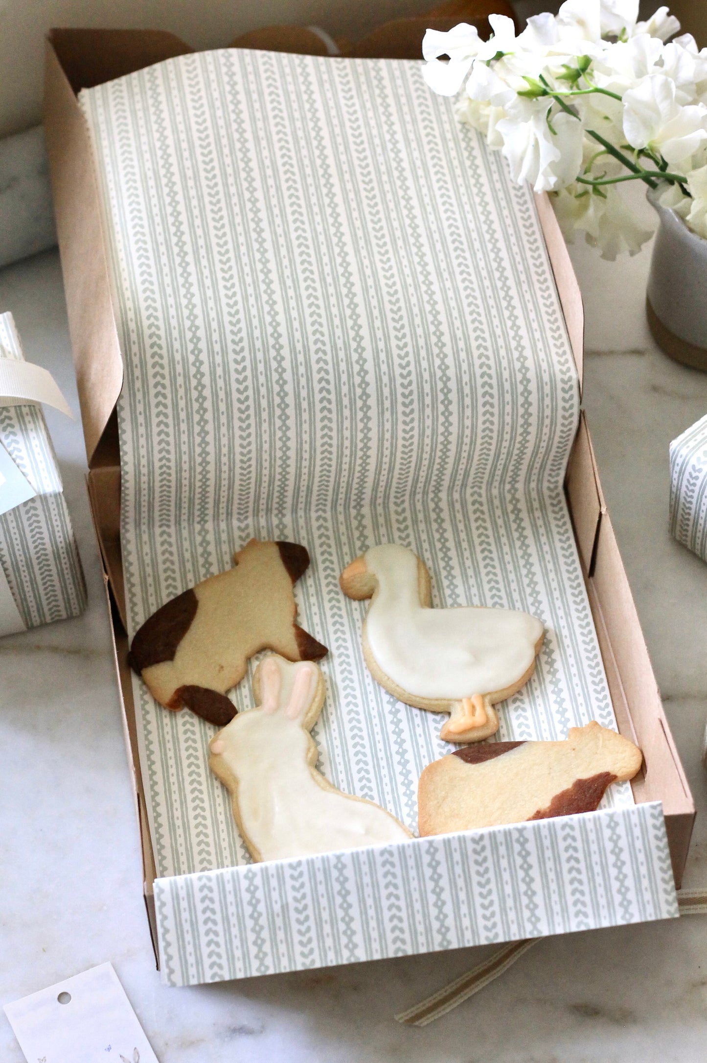 Kraft Window Boxes Large | set of 5