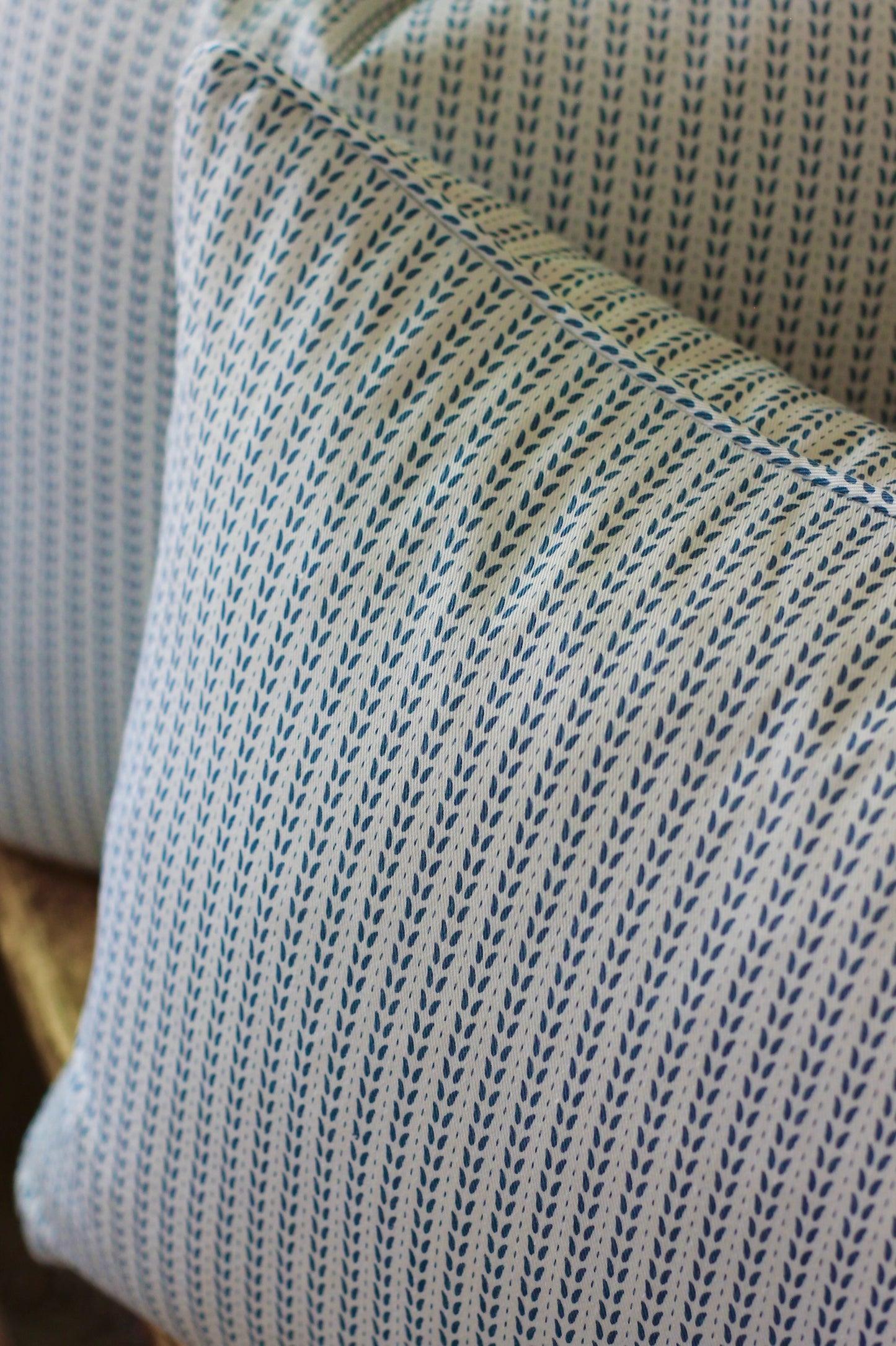 Dot & Leaf Pillow Covers in Navy | 3 sizes