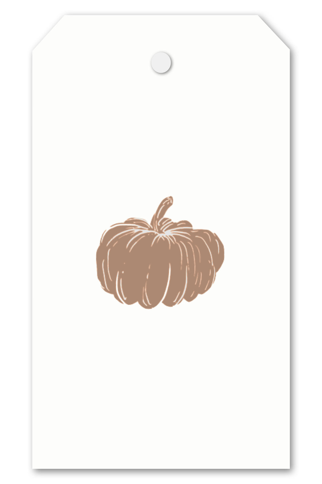 Woodblock Pumpkin Tags