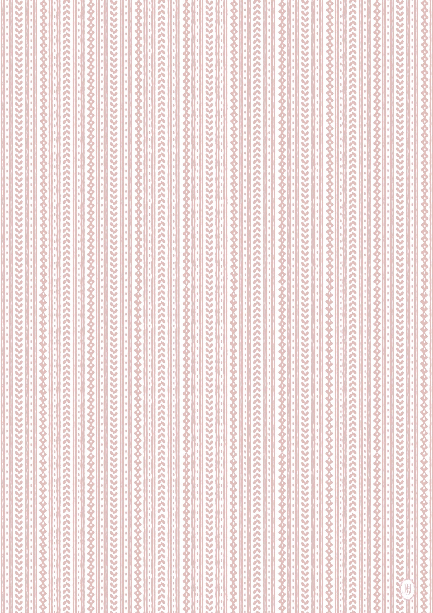 Pink and white on sale striped wrapping paper