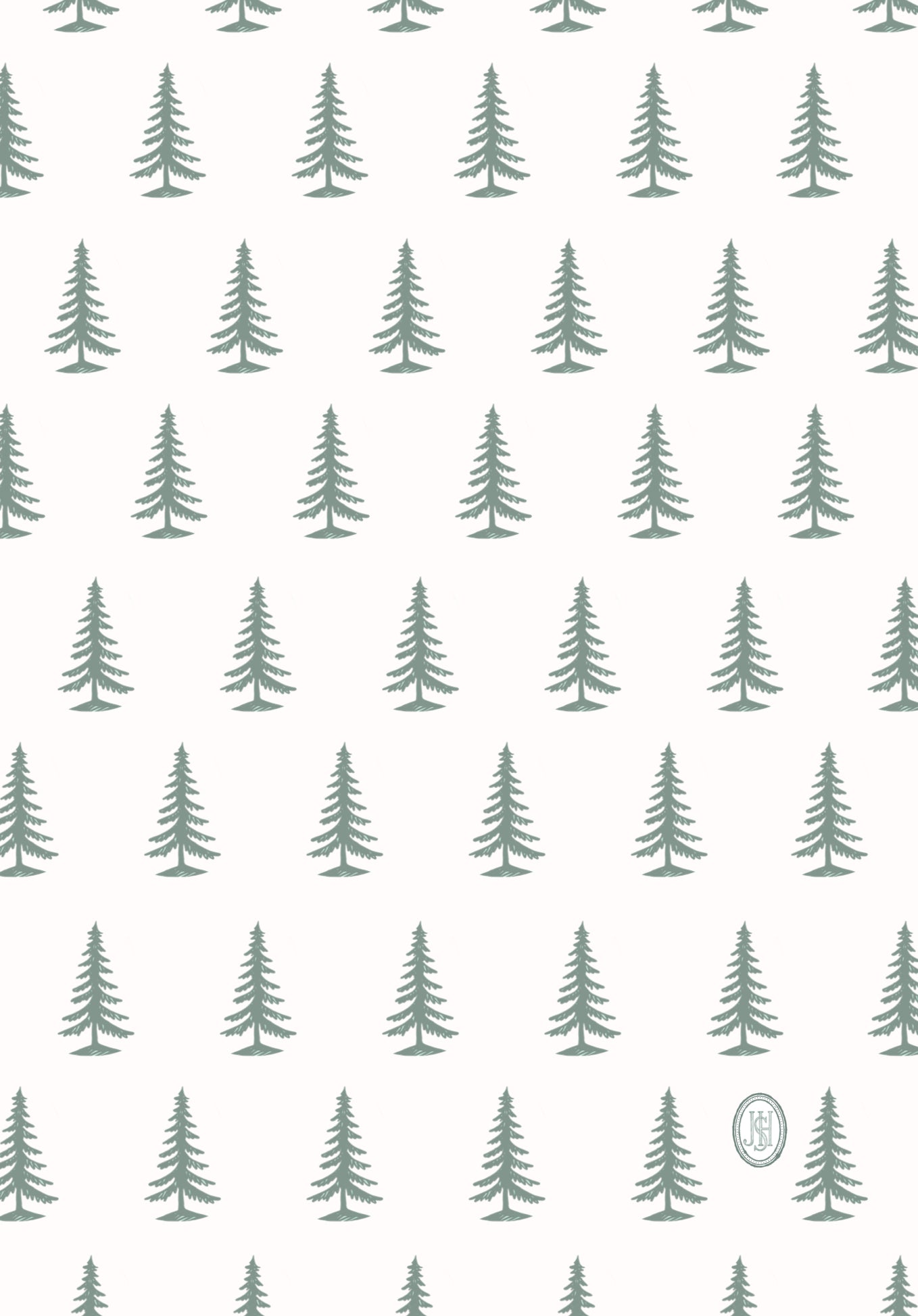 Tree Hunt Wrapping Paper