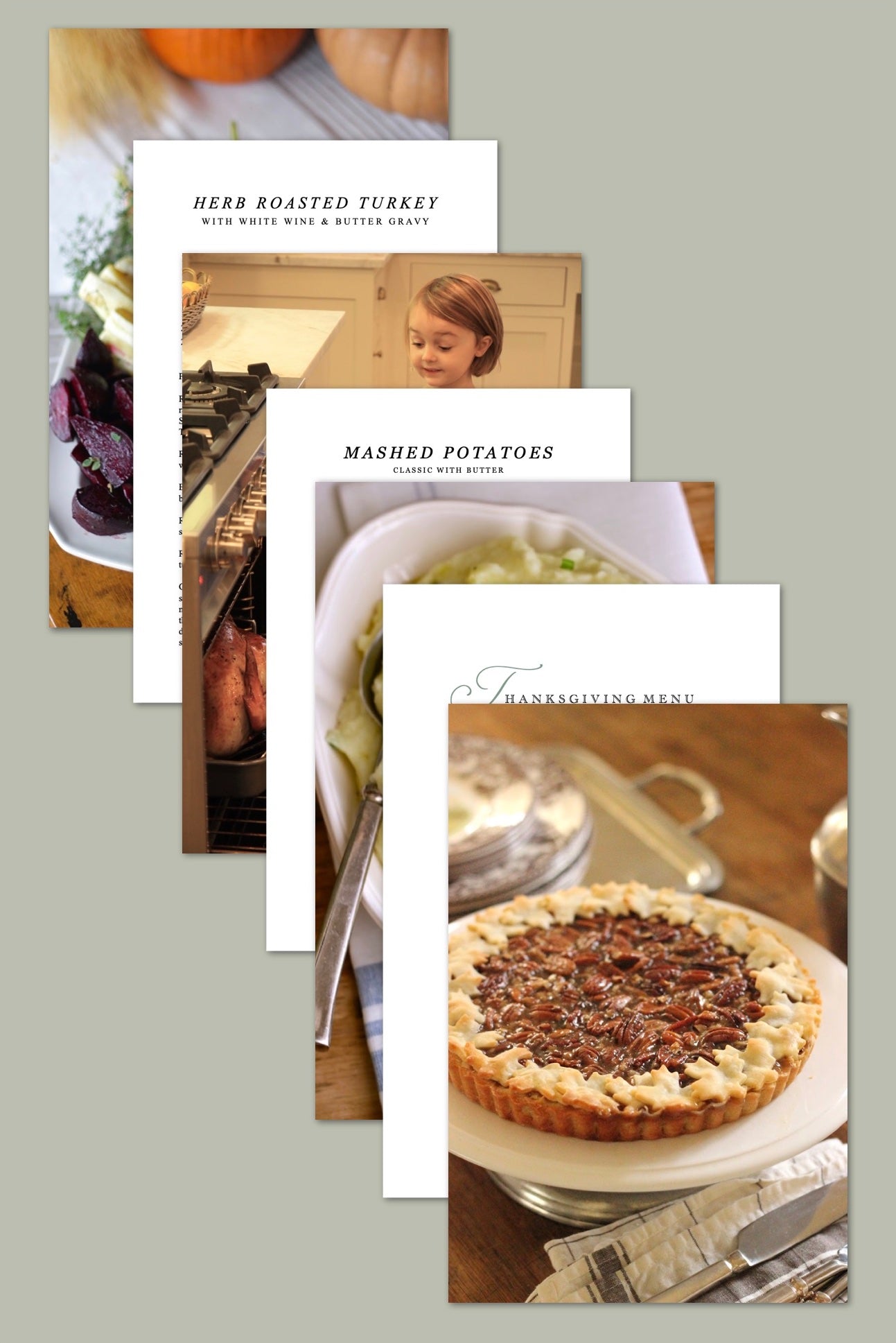 Thanksgiving Recipe Booklet