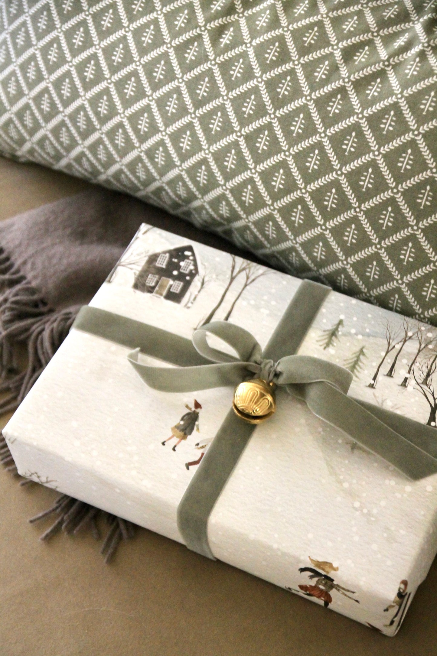 Luxury Velvet Ribbon | Rustic Sage
