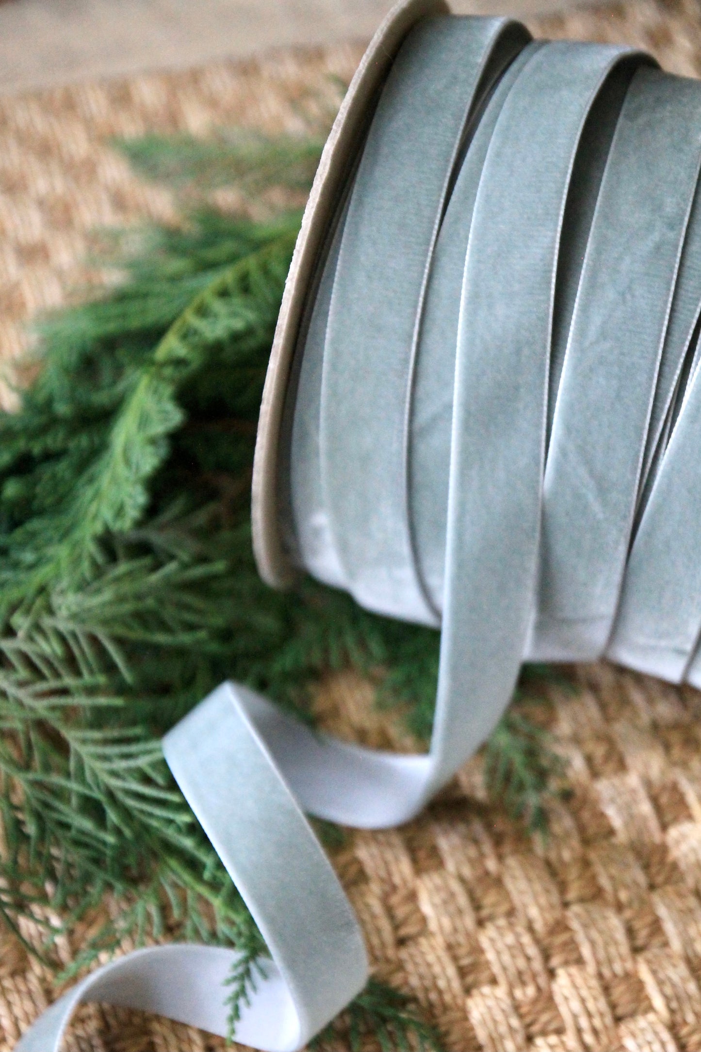 Luxury Velvet Ribbon | English Blue