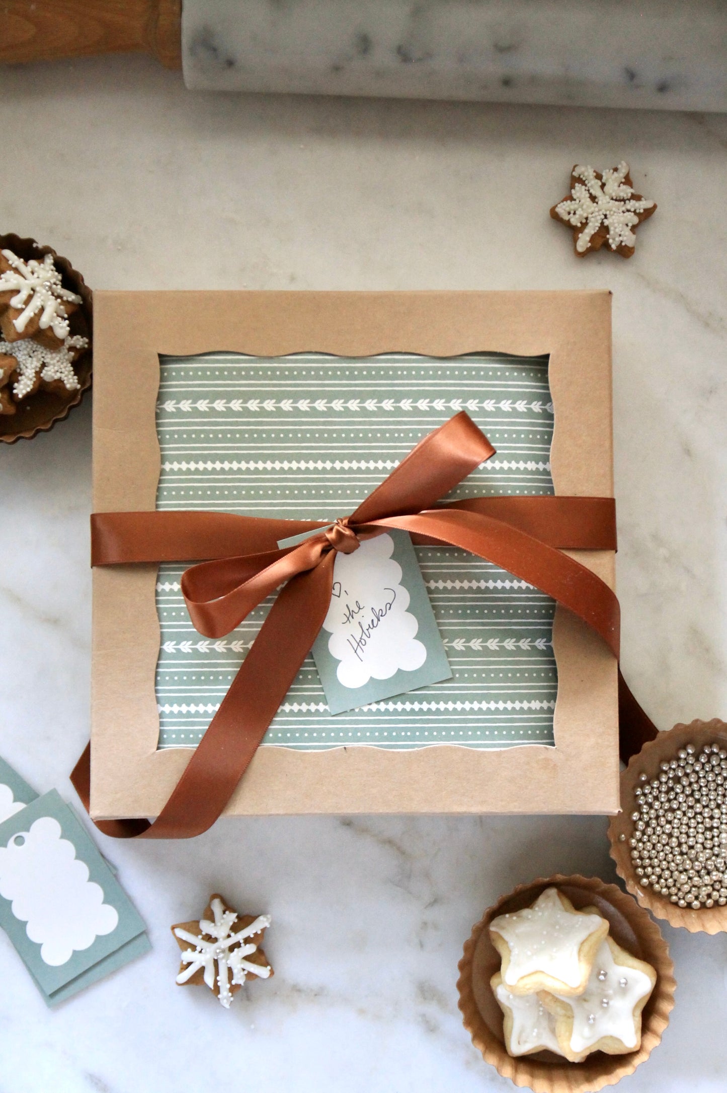 Kraft Window Boxes Large | set of 5