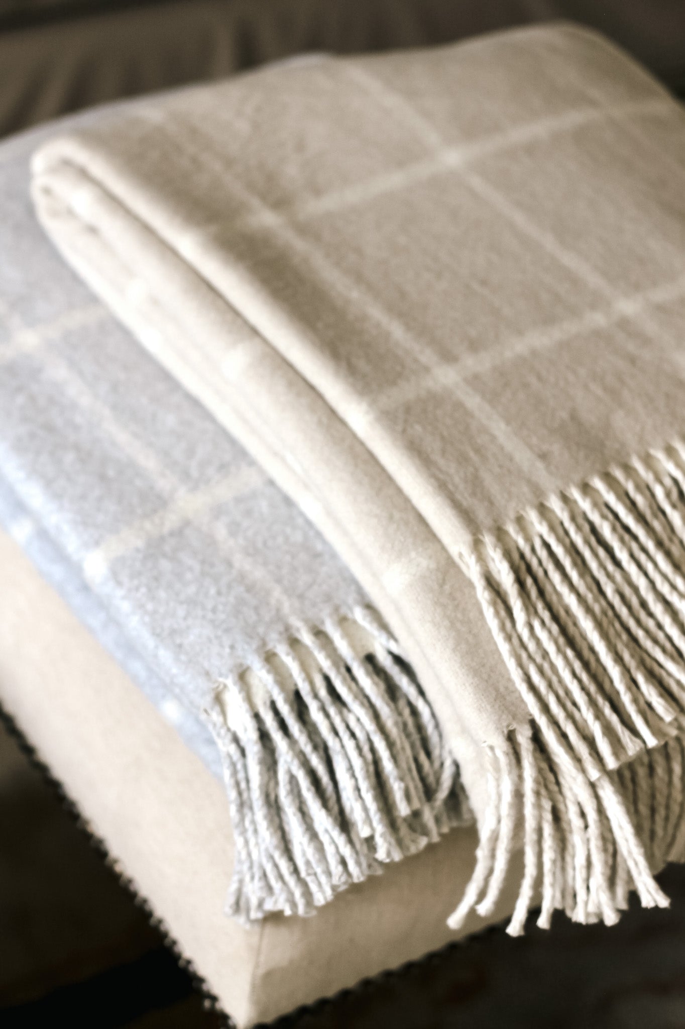 Windowpane Throw | Natural