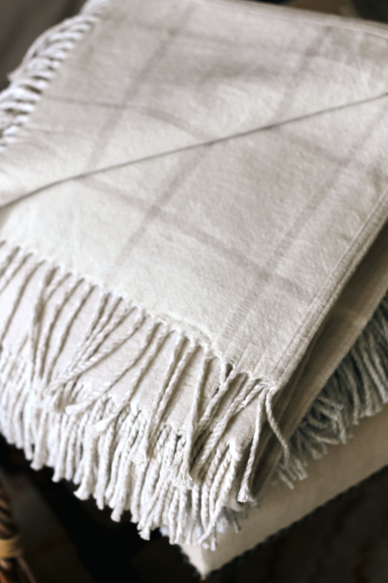 Windowpane Throw | Natural