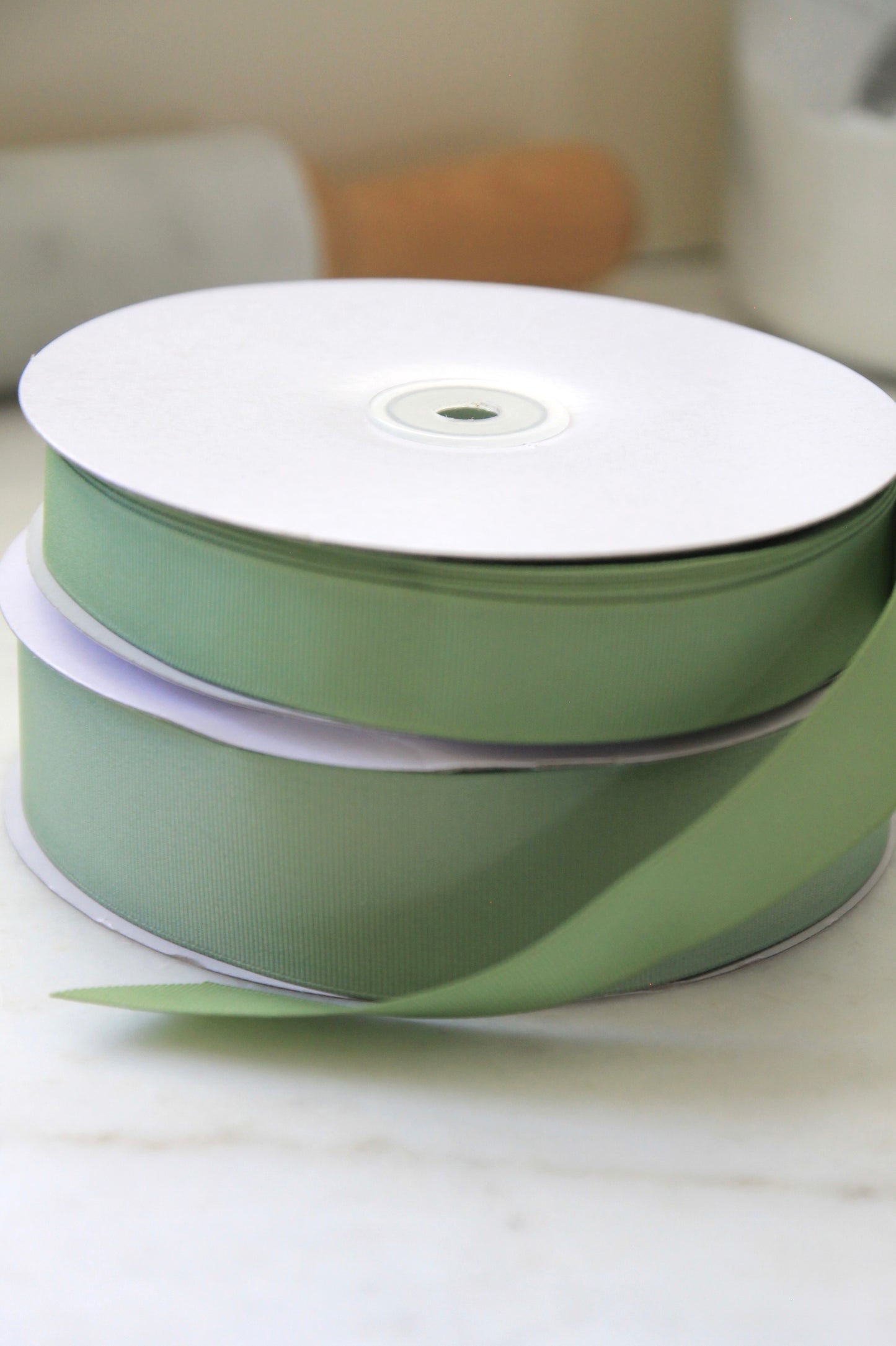 Spring Moss Ribbon | Grosgrain & Satin