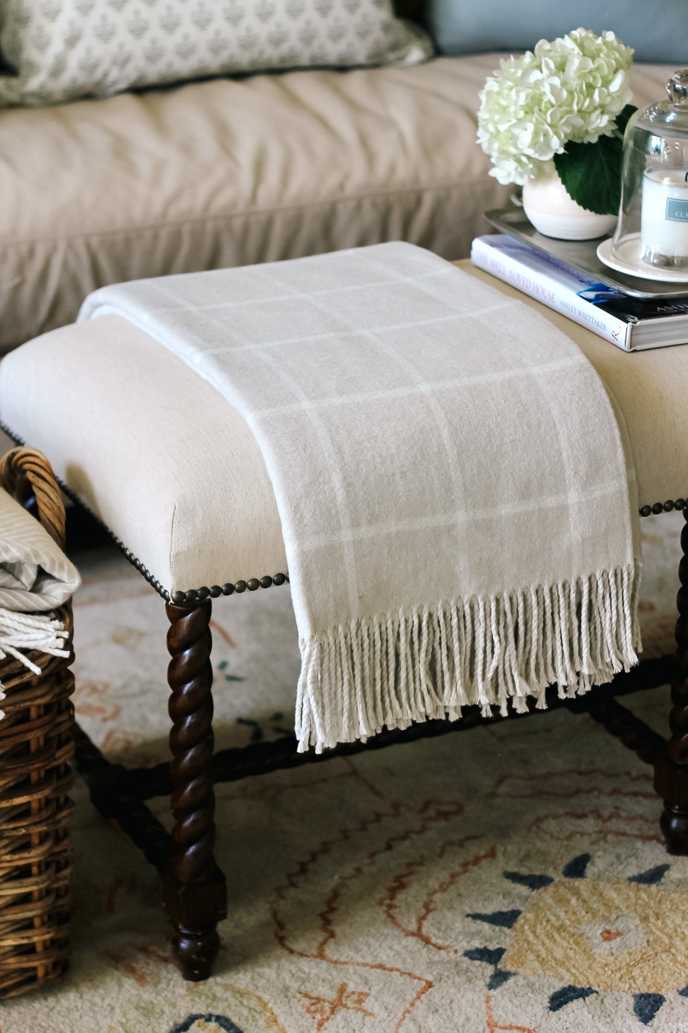 Windowpane Throw | Natural