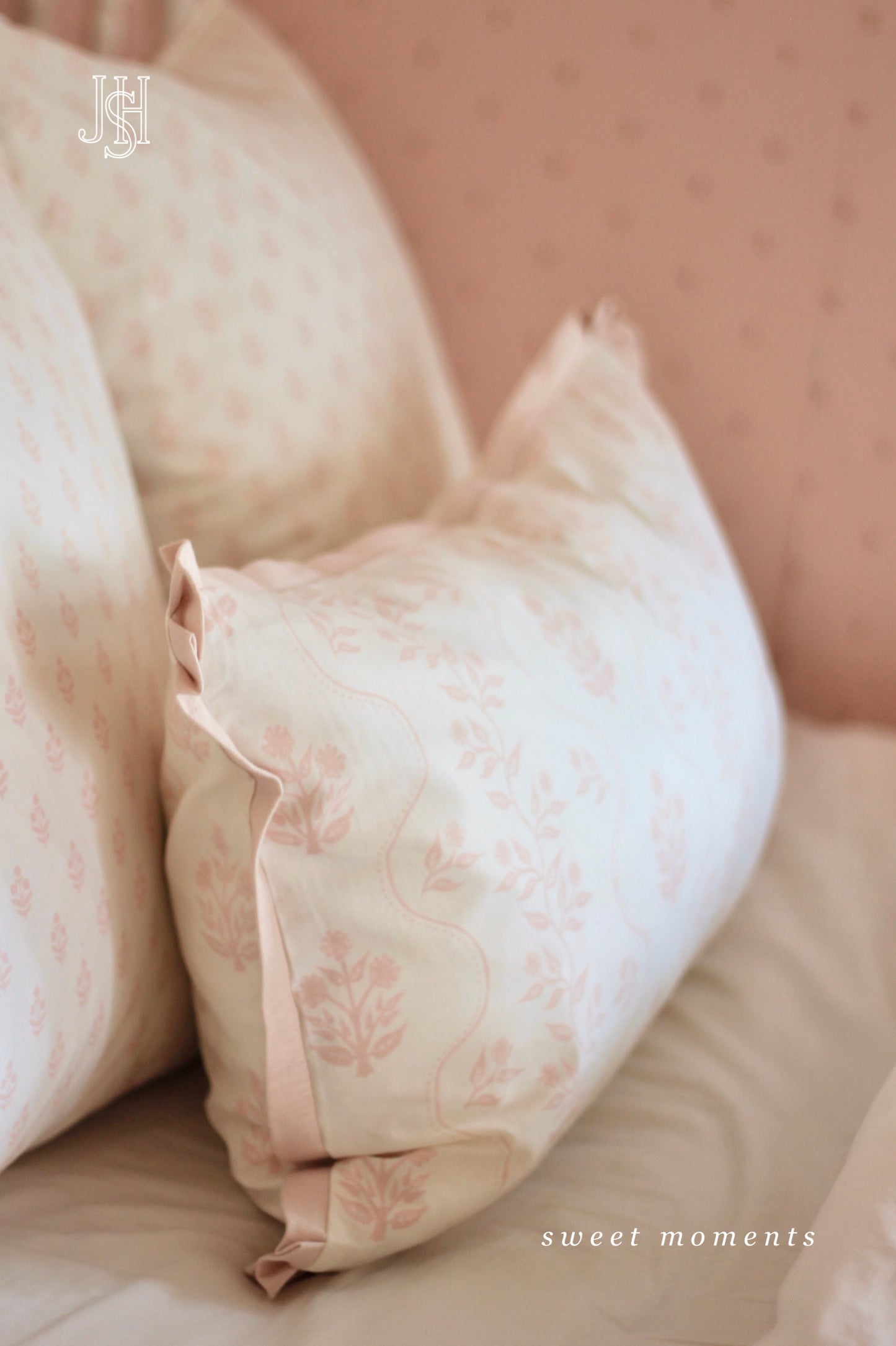 Field Flower in Rose Pillow Covers | 3 Sizes
