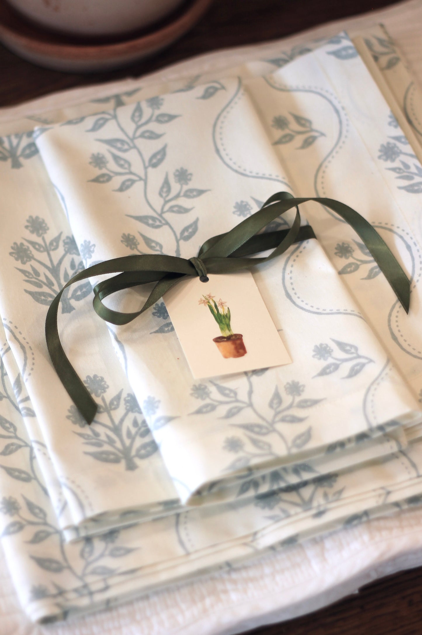 Deep Sage Ribbon | Satin & Grosgrain