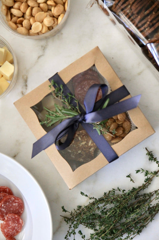 Kraft Window Boxes 6" Square | set of 5