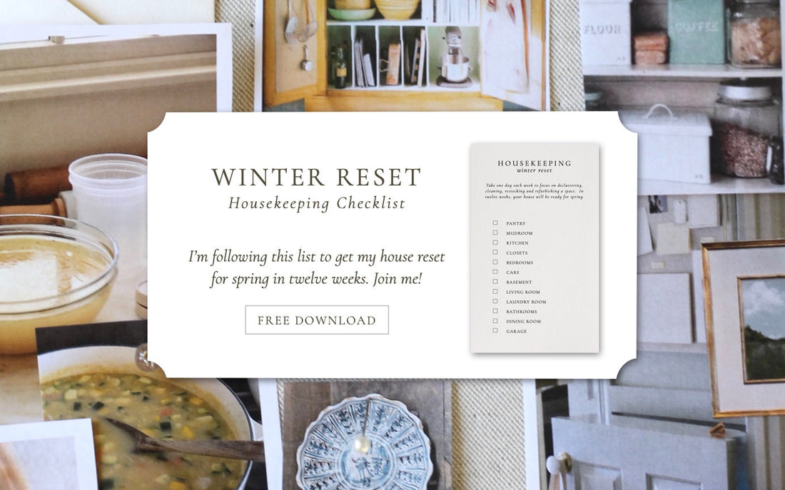 Housekeeping : Winter Reset