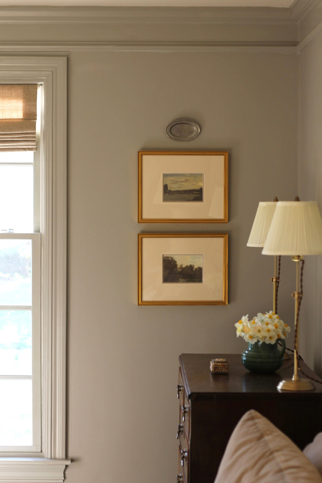 Gold Accent Mats for Landscape Paintings