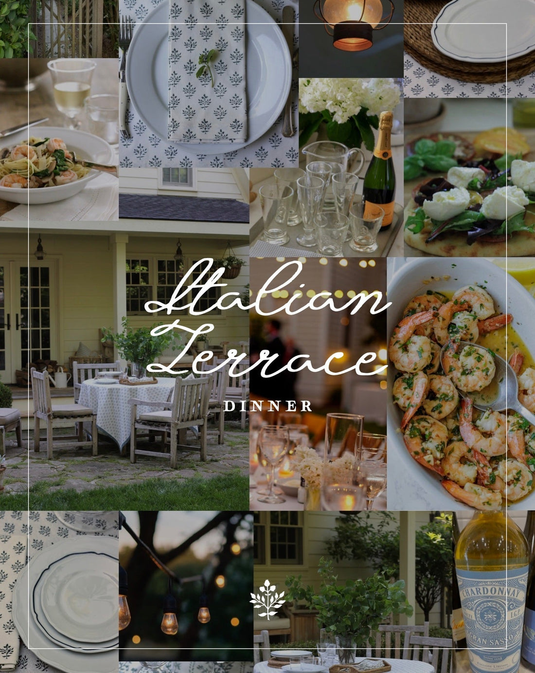 Italian Terrace Summer Dinner Menu