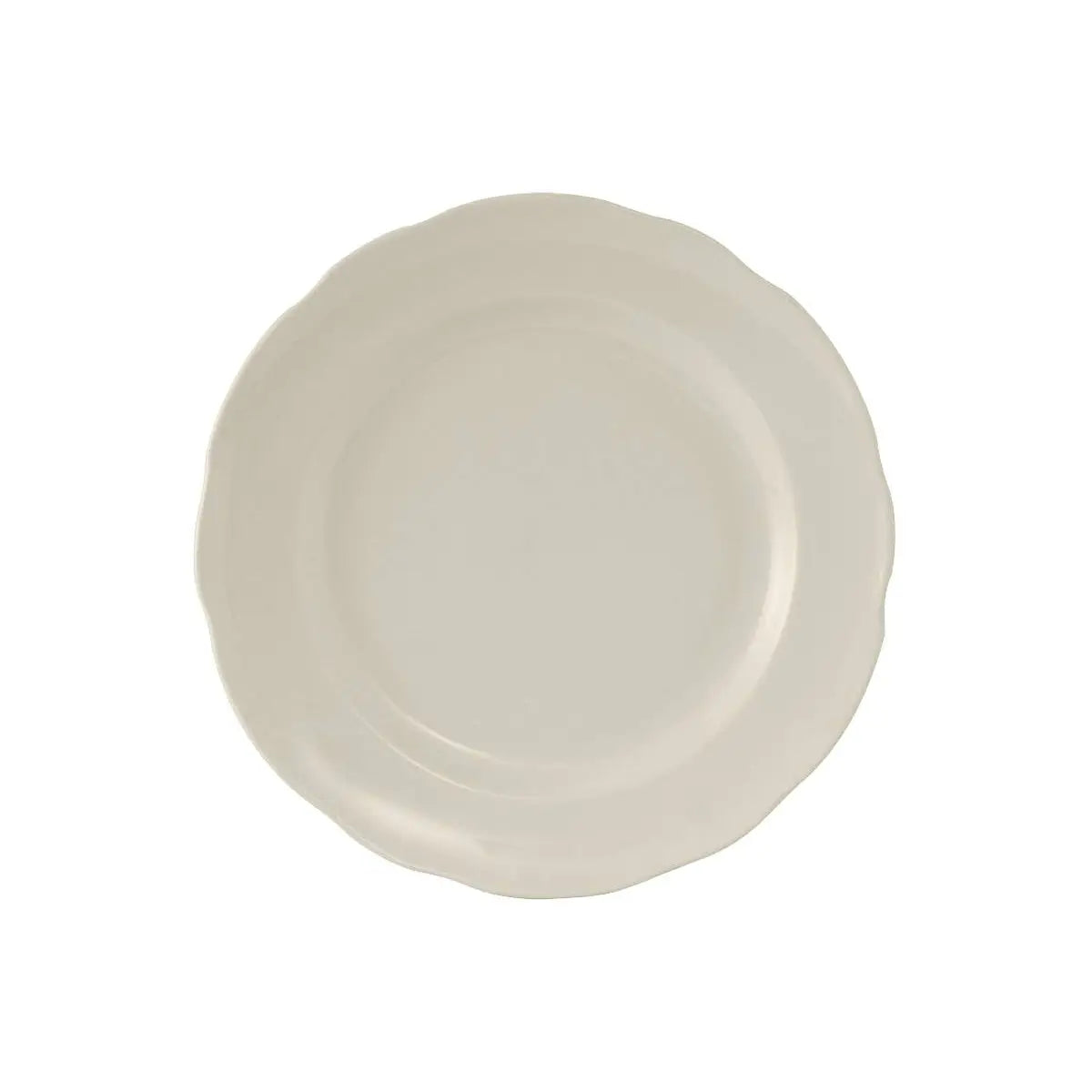 Classic Cafe Platters and Plates | Cream Scallop