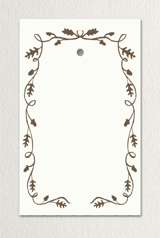 Oak Leaf Crest Tags