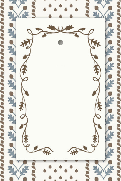 Oak Leaf Crest Tags