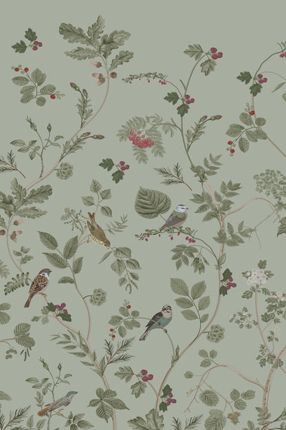 JSH + WPD Whittney's Botanical & Birds Wrapping Paper