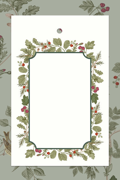 Botanical Border Tags