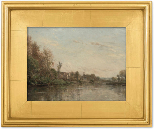 French Landscape "Banks of the Oise"