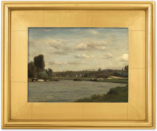 French Landscape "Landscape on a River"